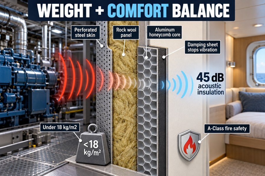 marine-interior-panel-weight-comfort-balance