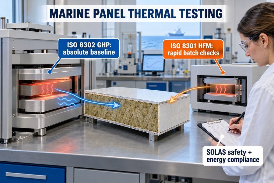 marine-panel-thermal-conductivity-lab-testing