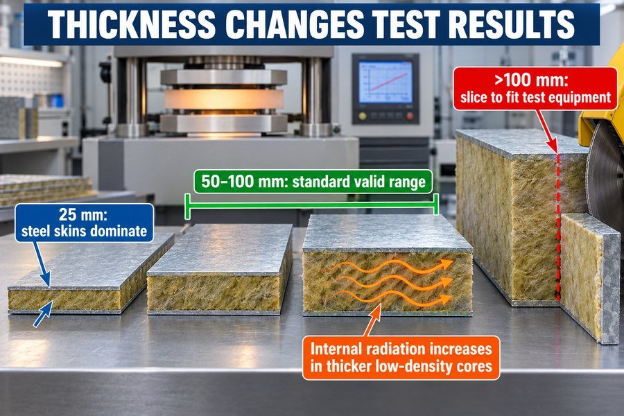 marine-panel-thickness-effect-thermal-conductivity-test