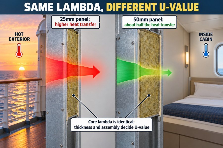 same-lambda-different-u-value-panel-thickness